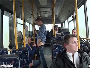 Public romp on the bus on the way to school