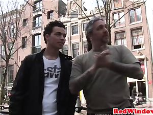 Real amsterdam call girl pussylicked and fucked
