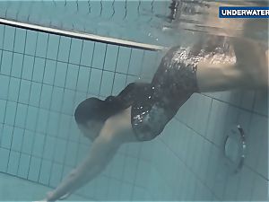 displaying bright funbags underwater makes everyone ultra-kinky