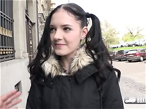 cute schoolgirl Anie Darling loves lovemaking in public